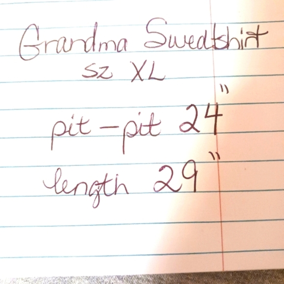 Vintage Grandma does it all Gray Crewneck Sweatshirt Grandmacore - Picture 8 of 9